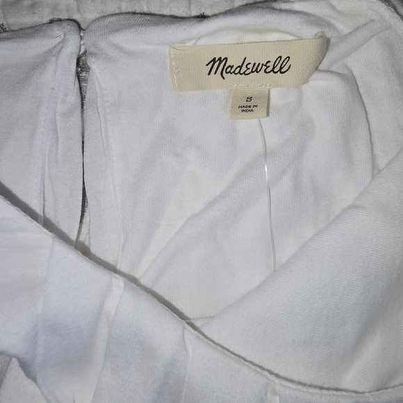Madewell Elegant White Bubble Sleeveless Top Sz M - Picture 6 of 6